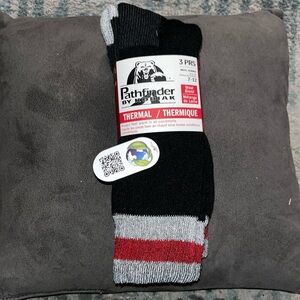 NWT Mens Pathfinder by Kodiak 3-Pack Thermal Wool Socks